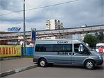Бесплатный автобус Genser в пункт аренды автомобилей АрендаАвто-нбр на ул.Добролюбова